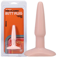 Load image into Gallery viewer, Doc Johnson Classic Smooth Butt Plug Small Flesh