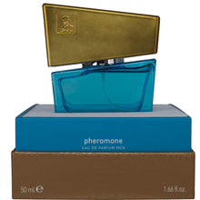 Load image into Gallery viewer, Shiatsu Pheromone Perfume for Men to Lure Her 50ml Cologne Attractant Light Blue