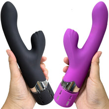 Load image into Gallery viewer, Ashella Vibes Squirting G Spot Rabbit Vibrator USB Sex Toy Blue