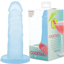Load image into Gallery viewer, Addiction Cocktails Blue Lagoon 5.5" Dong with Bullet Vibrator Dildo Sex Toy