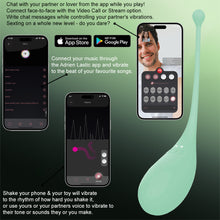 Load image into Gallery viewer, Adrien Lastic Palpitation APP Interactive Vibrating Egg Couples Vibrator Mint