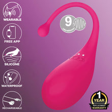Load image into Gallery viewer, Adrien Lastic Palpitation APP Interactive Vibrating Egg Couples Vibrator Pink