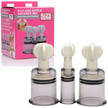 Load image into Gallery viewer, Clit And Nipple Suckers Set 3-Piece BDSM Fetish Pumps Bondage Sex Toy