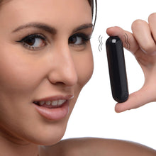 Load image into Gallery viewer, Bang! 10X Vibrating Metallic Bullet Black USB Rechargeable