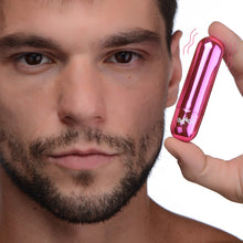 Load image into Gallery viewer, Bang! 10X Vibrating Metallic Bullet Pink USB Rechargeable