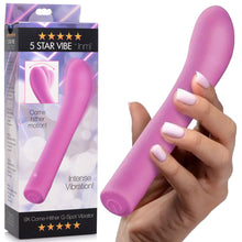 Load image into Gallery viewer, INMI 5 Star Come Hither G-Spot Vibrator Flexible Pink USB
