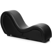 Load image into Gallery viewer, Master Series Kinky Couch Sex Chaise Lounge with Love Pillows - Black