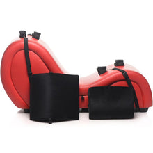 Load image into Gallery viewer, Master Series Kinky Couch Sex Chaise Lounge with Love Pillows - Red