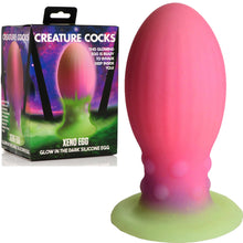 Load image into Gallery viewer, Creature Cock Xeno Egg Glow in the Dark Silicone Egg Large Anal Sex Toy