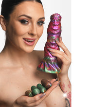 Load image into Gallery viewer, Creature Cocks Larva Silicone Dildo Fantasy Eggs Hollow 9" Dong