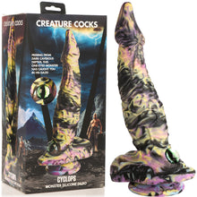 Load image into Gallery viewer, Creature Cocks Cyclops Monster Silicone Dildo 11.3" Giant Anal Plug