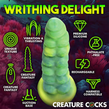 Load image into Gallery viewer, Creature Cocks Squirmer Thrusting Dildo