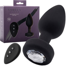 Load image into Gallery viewer, Ashella Vibes Jewel Remote Control Butt Plug Medium