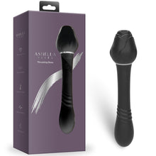Load image into Gallery viewer, Ashella Vibes Thrusting Rose 2-in-1 Clitoral Air Pulse And G-Spot Vibrator