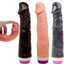Load image into Gallery viewer, Baile Classic Realistic 8.7” Veined Vibrating Dildo Adult Sex Toy Vibrator