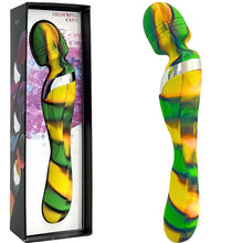 Load image into Gallery viewer, Camo Beja 2-in-1 G Spot Vibrator Massage Wand Clitoral Stimulator USB Sex Toy