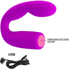 Load image into Gallery viewer, Pretty Love Quintion G-Spot Vibrator Anal USB Prostate Massager Couples Sex Toy