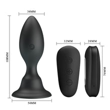 Load image into Gallery viewer, MR Play Vibrating Anal Plug Remote Control Butt Rechargeable Sex Toy