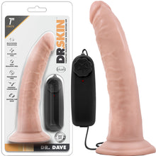 Load image into Gallery viewer, Dr Skin Dr Dave 7" Realistic Dildo Remote Control Vibrating Cock Dong Sex Toy