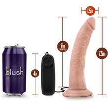 Load image into Gallery viewer, Dr Skin Dr Dave 7" Realistic Dildo Remote Control Vibrating Cock Dong Sex Toy