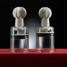 Load image into Gallery viewer, Temptasia Clit & Nipple Large Twist Suckers Fetish Pumps Bondage Sex Toy