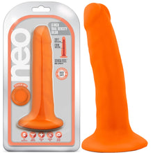 Load image into Gallery viewer, Blush Neo 6'' Dual Density Cock Realistic Dildo Suction Cup Sex Toy Orange