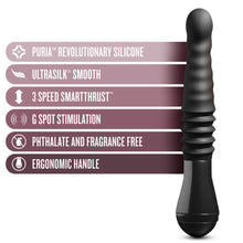 Load image into Gallery viewer, Blush Temptasia Lazarus Large Thrusting Dildo Telescopic Vibrator Sex Toy