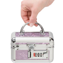 Load image into Gallery viewer, BMS Lockable Keyless Vibrator Case Sex Toy Storage Trunk Mini Chest Purple