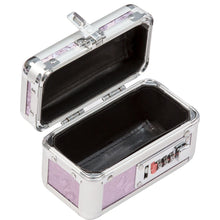 Load image into Gallery viewer, BMS Lockable Keyless Vibrator Case Sex Toy Storage Trunk Mini Chest Purple