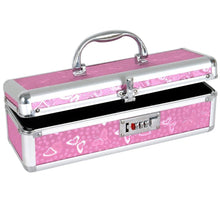 Load image into Gallery viewer, BMS Lockable Keyless Vibrator Case Sex Toy Storage Trunk Chest Pink