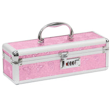 Load image into Gallery viewer, BMS Lockable Keyless Vibrator Case Sex Toy Storage Trunk Chest Pink