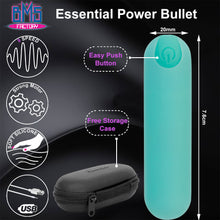 Load image into Gallery viewer, Essential 3" Rechargeable Bullet - Teal with Storage Case