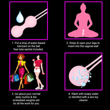 Load image into Gallery viewer, Bolas Kegel Balls Vagina Training Kit Ben Wa Silicone Set of 3 Sex Toy