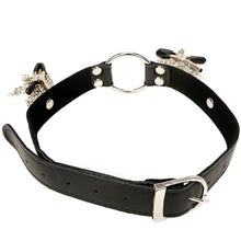 Load image into Gallery viewer, BDSM Slave Bra Open Mouth Gag Nipple Clamps Bondage Restraint Faux Leather