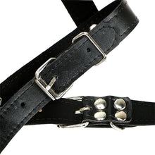 Load image into Gallery viewer, BDSM Slave Bra Open Mouth Gag Nipple Clamps Bondage Restraint Faux Leather