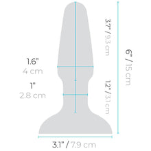 Load image into Gallery viewer, B-Vibe Rimming Plug 2 Teal Vibrating Silicone Anal Remote Control Sex Toy