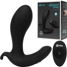Load image into Gallery viewer, B-Vibe EXPAND PLUG Vibrating Prostate Massager Anal Plug