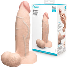 Load image into Gallery viewer, B-Vibe Slipskin Realistic Silicone Dildo- 8" Girthy Cream