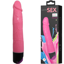 Load image into Gallery viewer, Baile 23.5cm Realistic Vibrating Dildo Flexible Firm Dong Vibrator