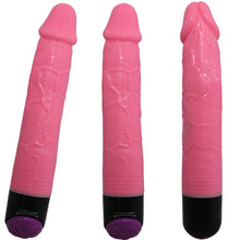 Load image into Gallery viewer, Baile 23.5cm Realistic Vibrating Dildo Flexible Firm Dong Vibrator