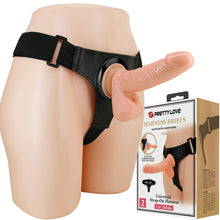 Load image into Gallery viewer, Pretty Love Universal Strap-On Harness 7.4" Dildo Set Lesbian Couples Sex Toy