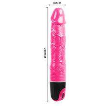 Load image into Gallery viewer, Baile 24cm Realistic Vibrating Dildo 9.5" Flexible Firm Dong Vibrator