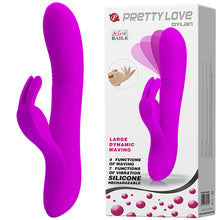 Load image into Gallery viewer, Pretty Love Dylan G-Spot Rabbit Vibrator Clit Stimulator Rechargeable Sex Toy