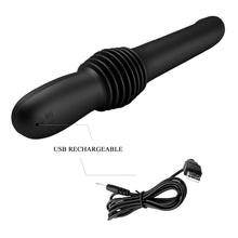 Load image into Gallery viewer, PAZUZU TELESCOPIC G-Spot Vibrator THRUSTING Vibrating Sex Machine USB Toy