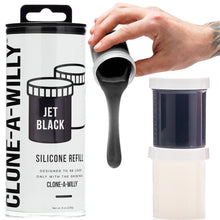 Load image into Gallery viewer, Clone A Willy Silicone Refill Light Purple Black Deep Glow Blue Green Pink Mold