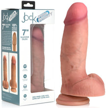 Load image into Gallery viewer, Jock 7" Dual Density Silicone Dildo Balls Realistic Dong Suction Cup Sex Toy