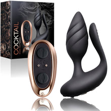 Load image into Gallery viewer, Rocks Off Cocktail Dual Stimulator Couples Vibrator Anal USB Butt Plug Sex Toy