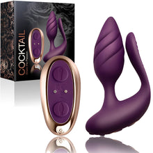 Load image into Gallery viewer, Rocks Off Cocktail Dual Stimulator Couples Vibrator Anal USB Butt Plug Sex Toy