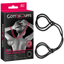 Load image into Gallery viewer, Cotton Cuffs Adjustable Hand Ankle Restraints Handcuffs Bondage