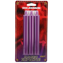 Load image into Gallery viewer, Japanese Drip Candles - 3 Pack - Purple
